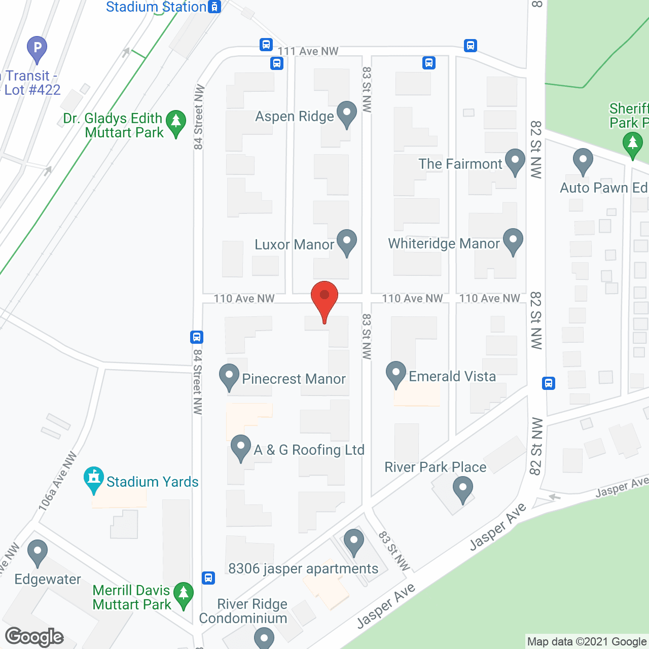 Map of the neighborhood around Manor Royal