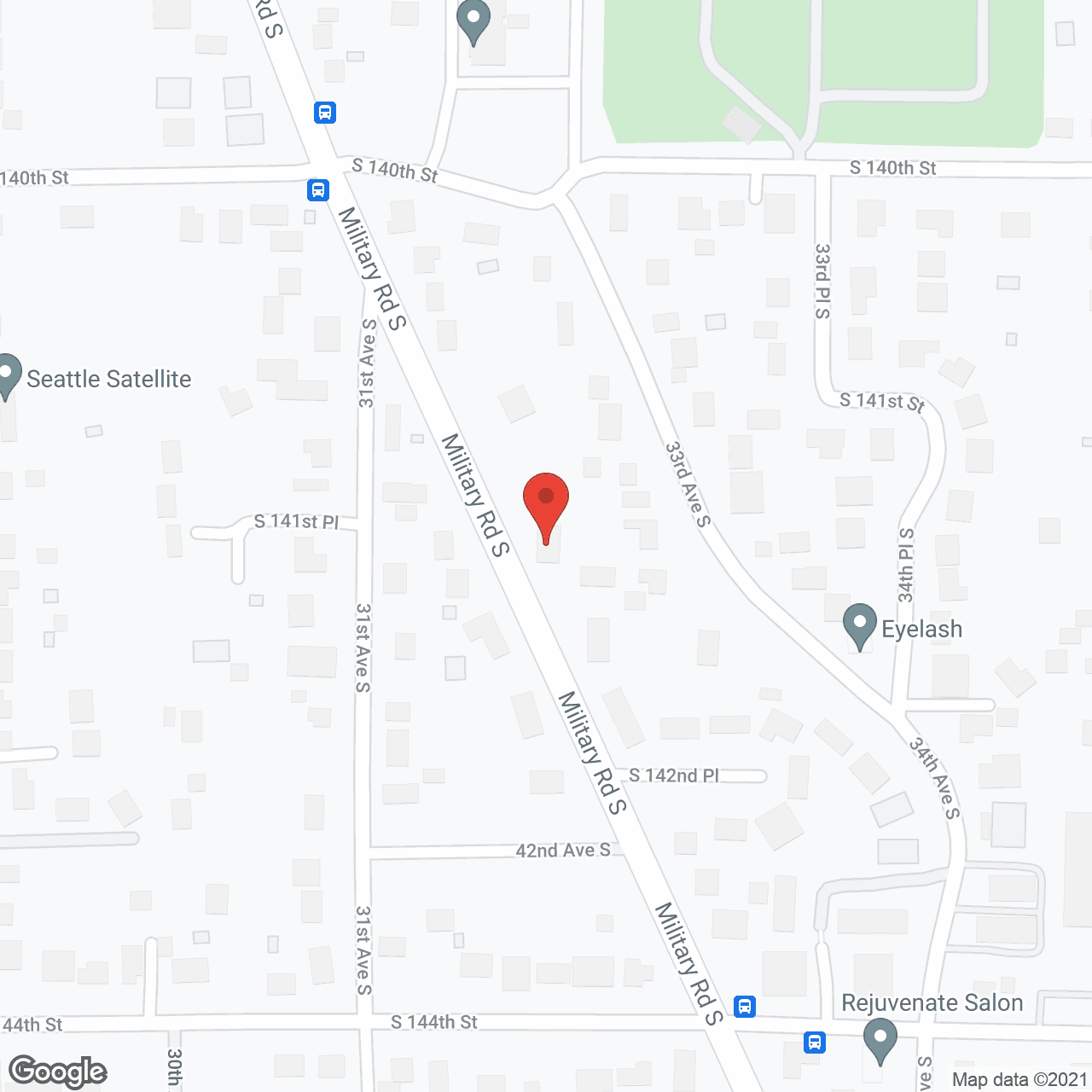 Map of the neighborhood around Riverton Home Care