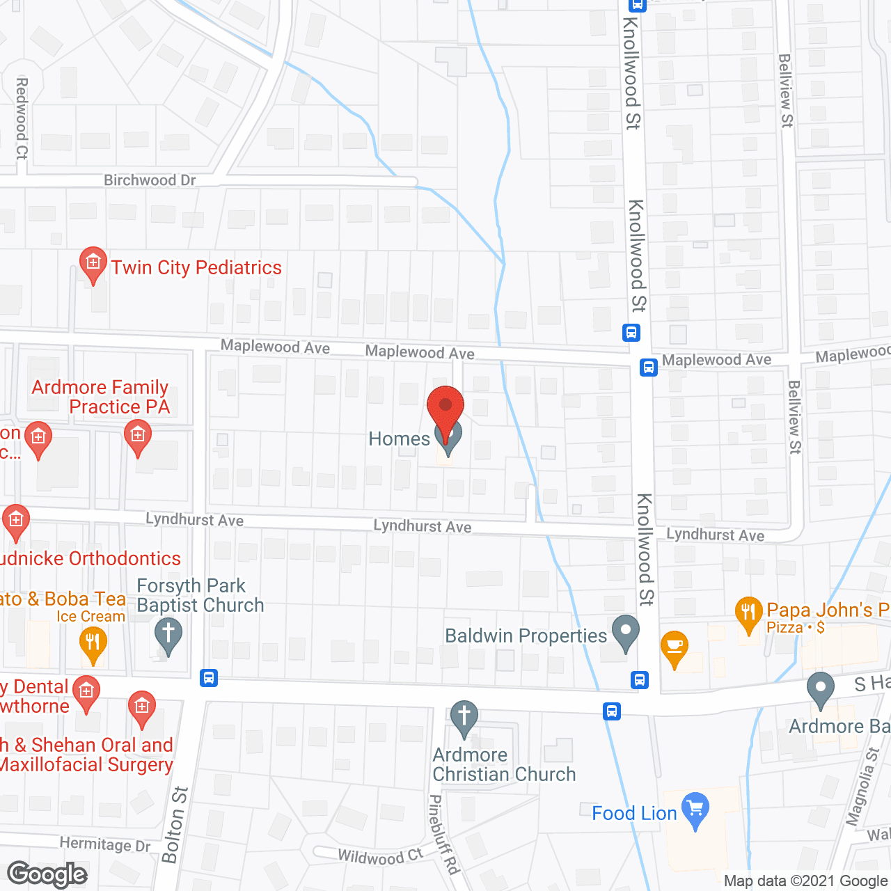 Map of the neighborhood around Quality Care Homes LLC