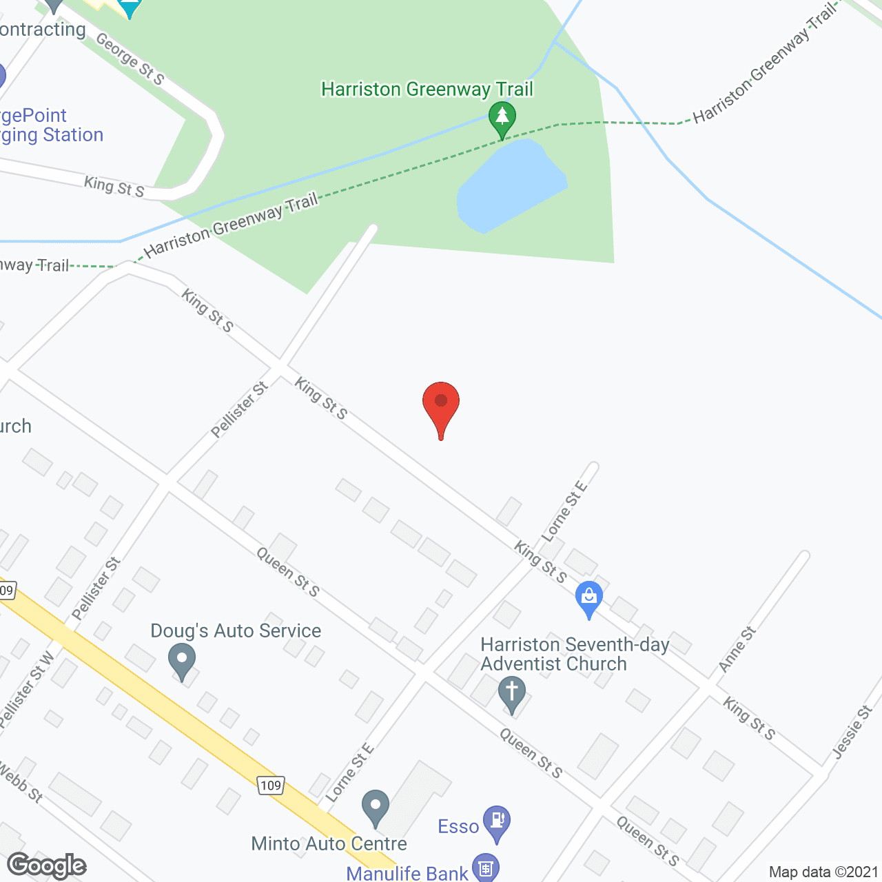 Map of the neighborhood around White House Lodge