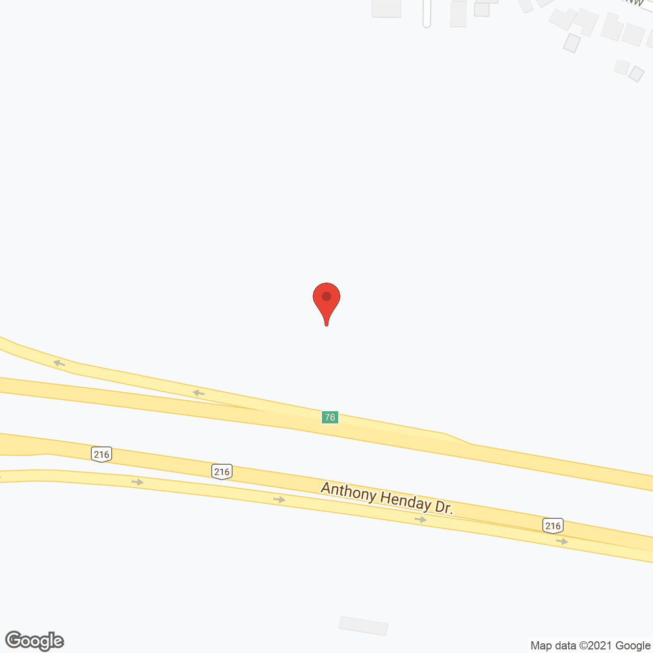 Map of the neighborhood around Harmony at Walker Lakes