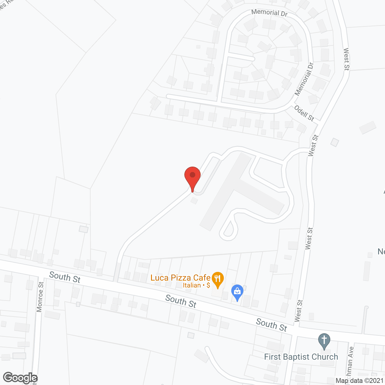 Map of the neighborhood around High Pointe Apartments