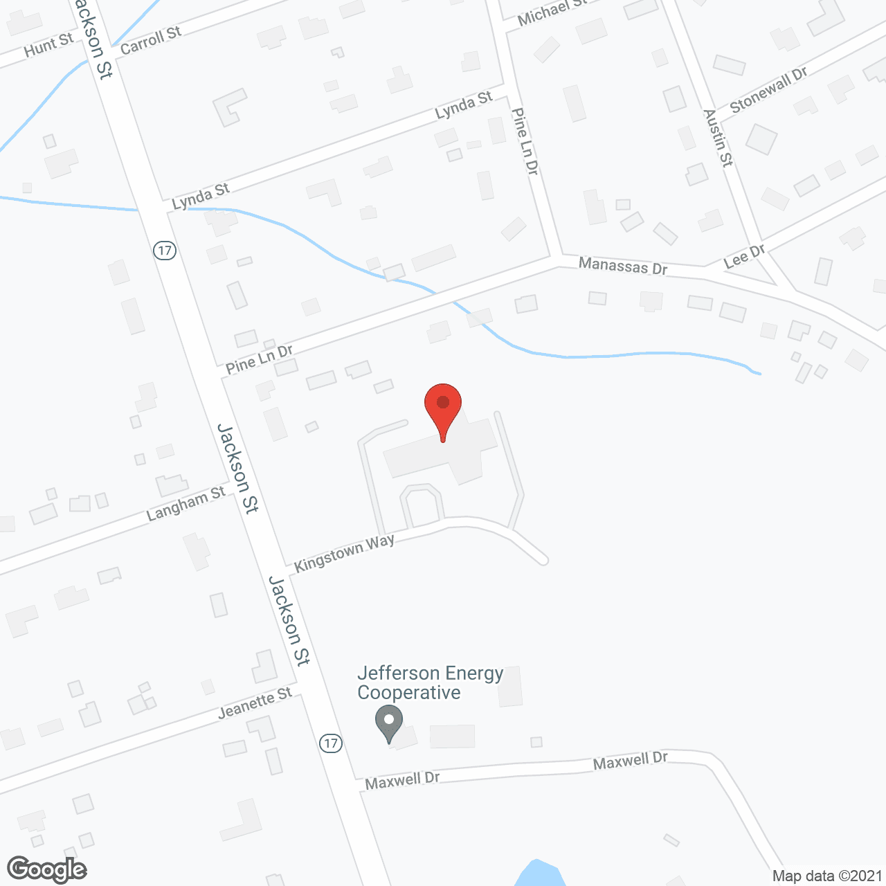 Map of the neighborhood around Kingstown Gardens