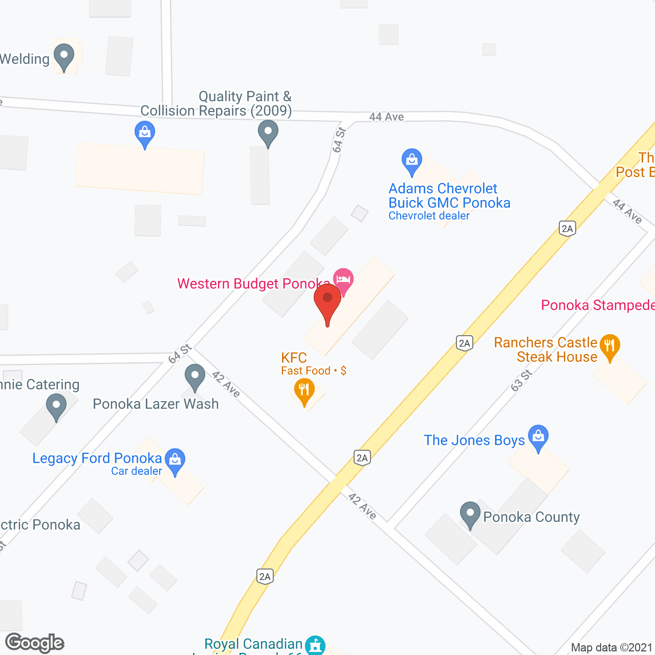 Map of the neighborhood around Capri Longstay