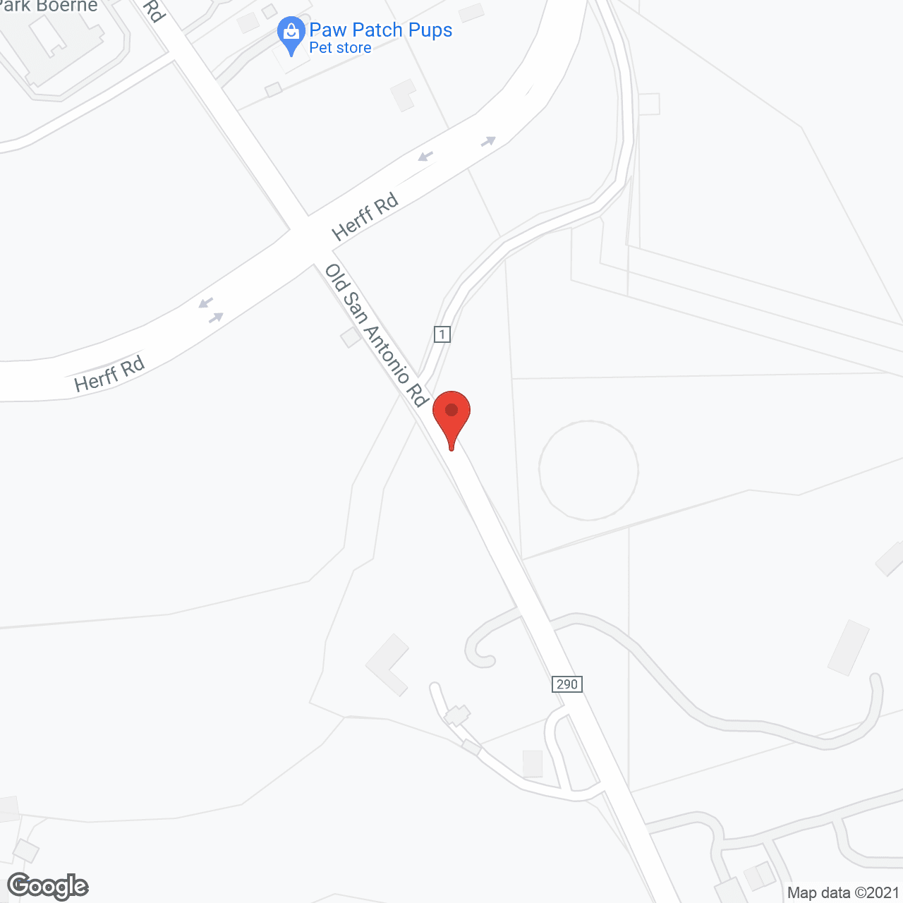 Map of the neighborhood around Franklin Park Boerne