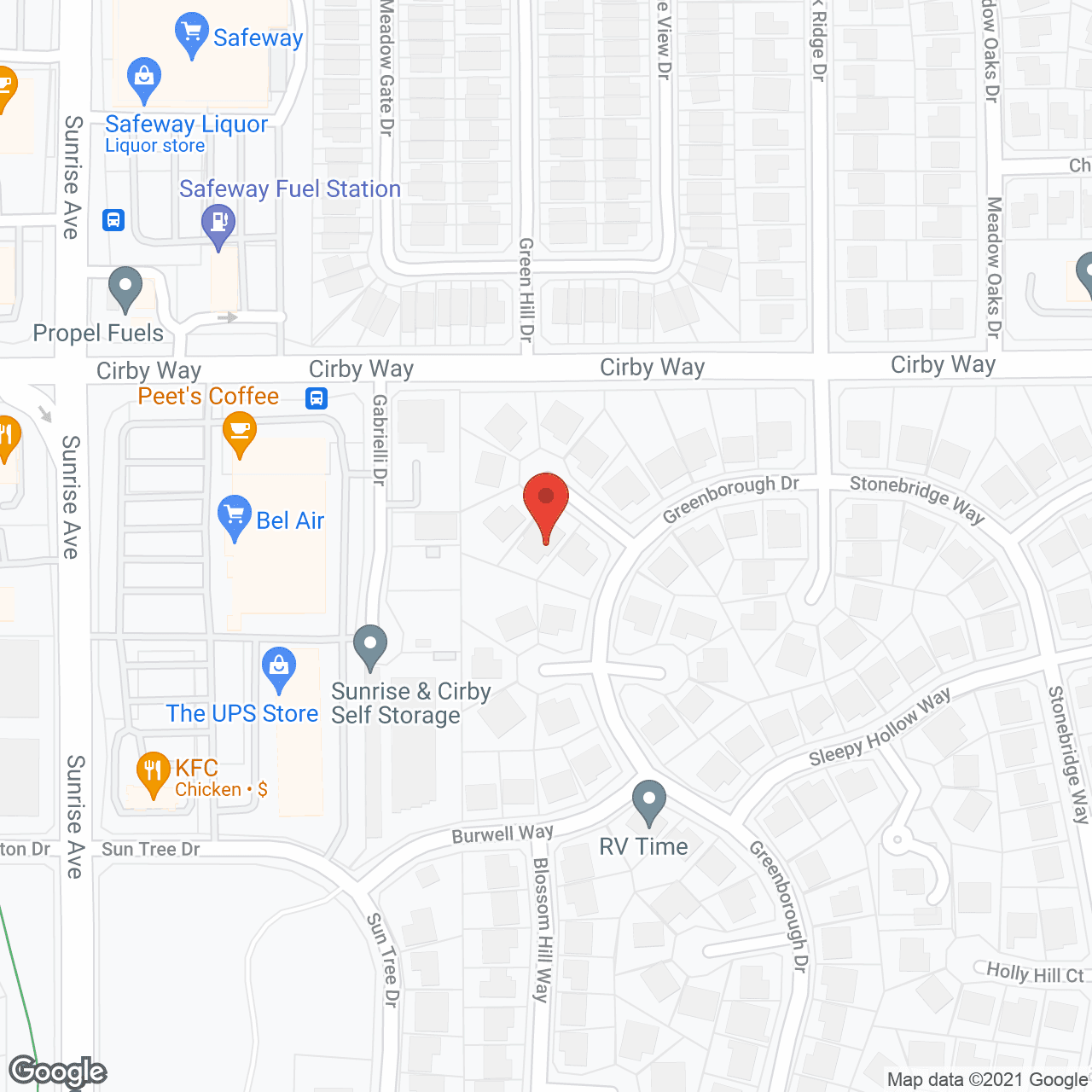 Map of the neighborhood around Hampshire Manor