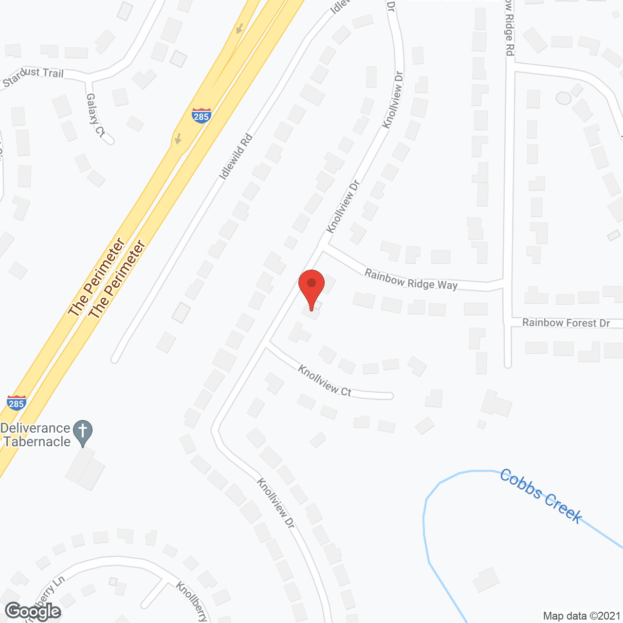 Map of the neighborhood around Chansey Hospitality Personal Care Home