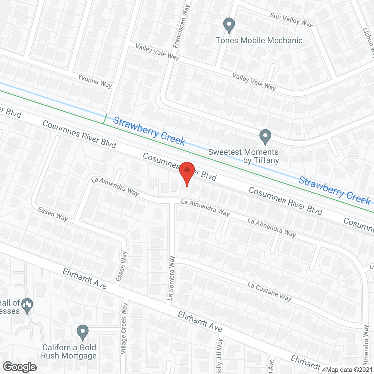 Map of the neighborhood around Aryle Care Home