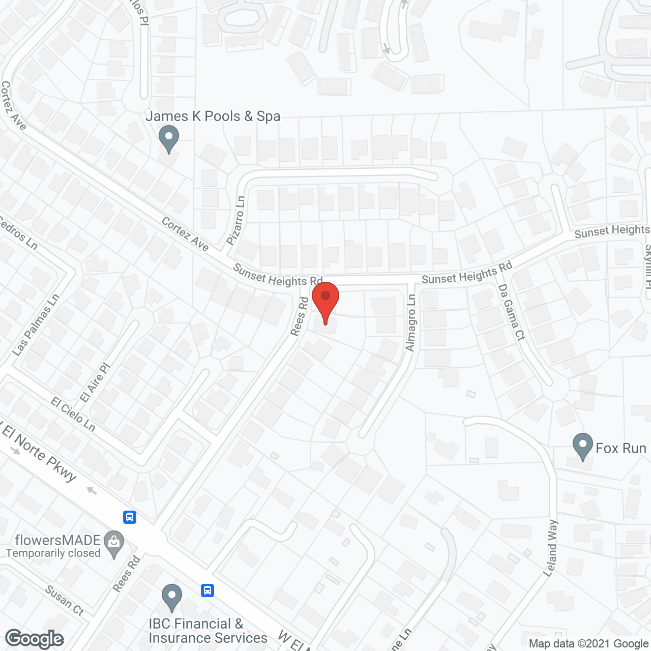 Map of the neighborhood around Home Sweet Home Residential Care Facility for the Elderly