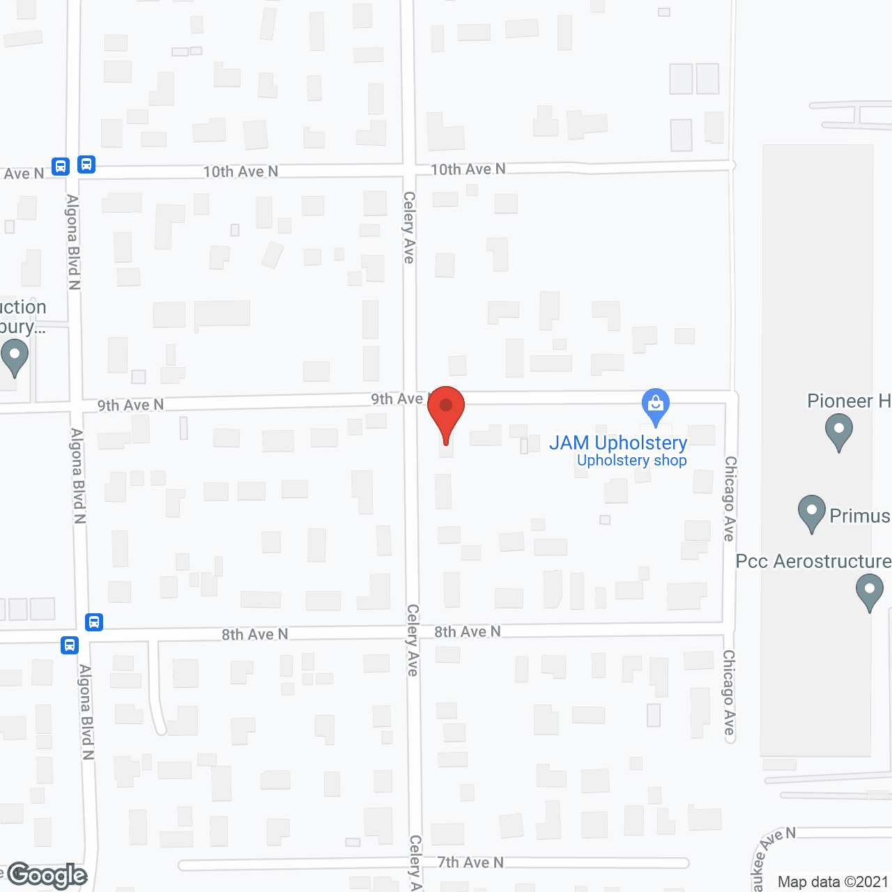 Map of the neighborhood around Algona Adult Family Home