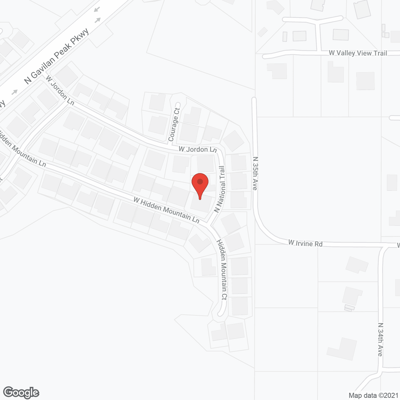 Map of the neighborhood around Anthem Az Seniors