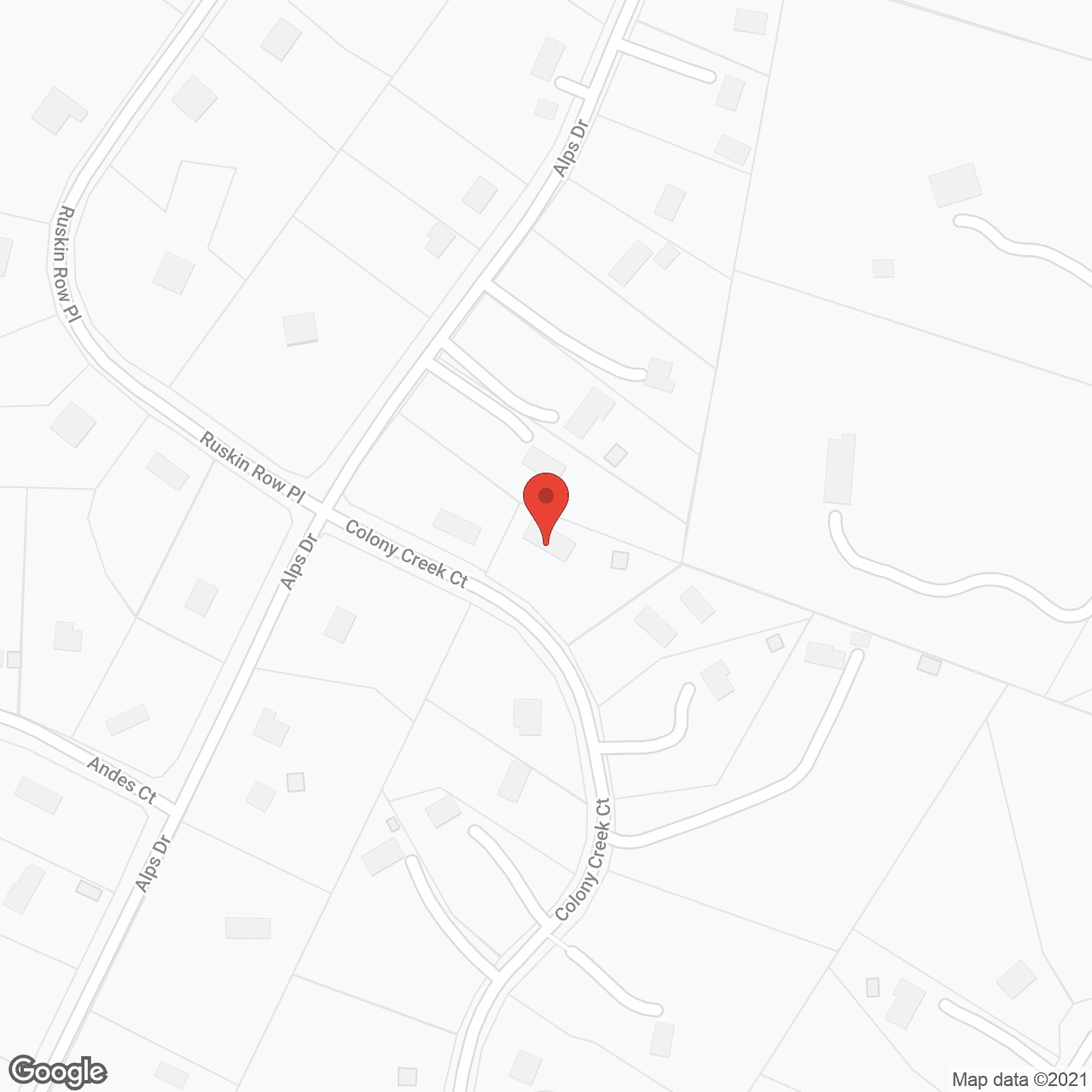 Map of the neighborhood around Love'em Care LLC.