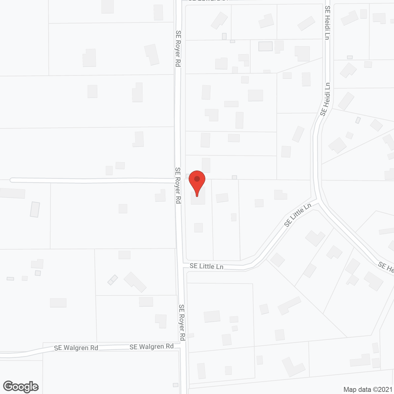 Map of the neighborhood around Homestead Adult Care Home LLC