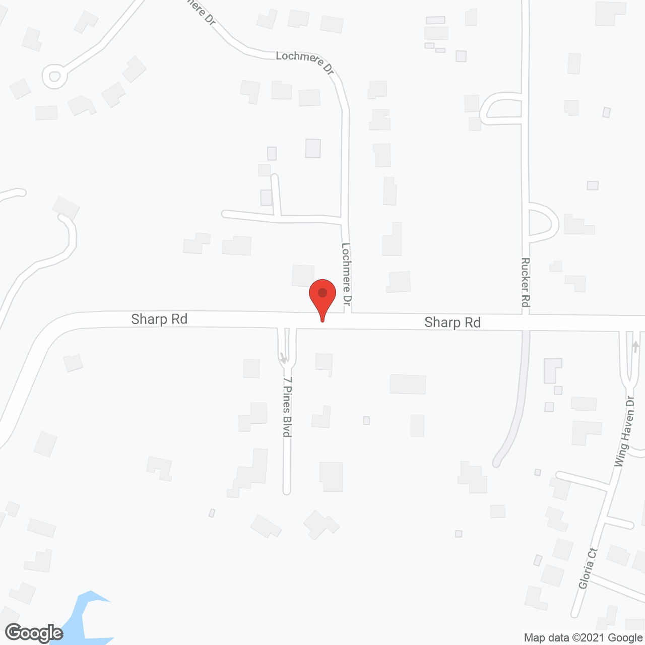 Map of the neighborhood around Fidelis Northshore I