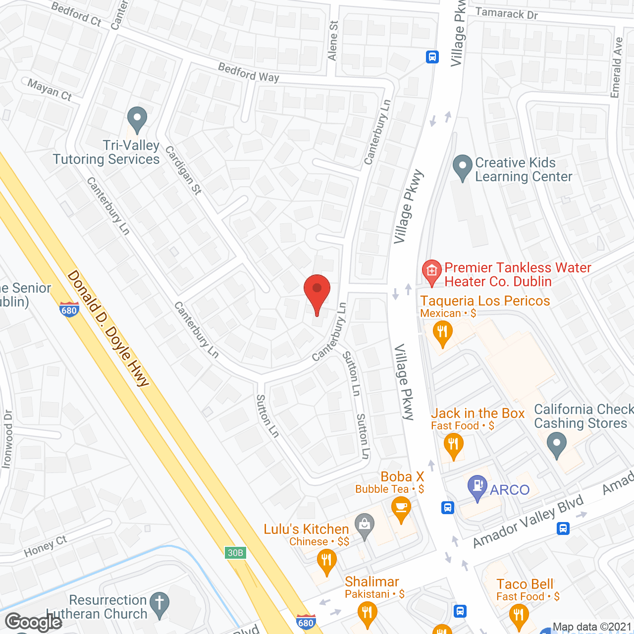 Map of the neighborhood around Smiling Angel Care