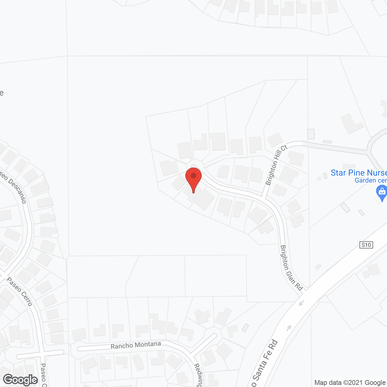 Map of the neighborhood around Villa Ambrosia