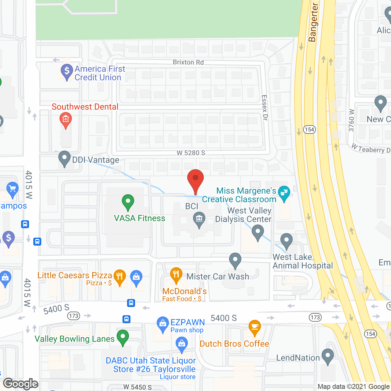 Map of the neighborhood around Summit Senior Living