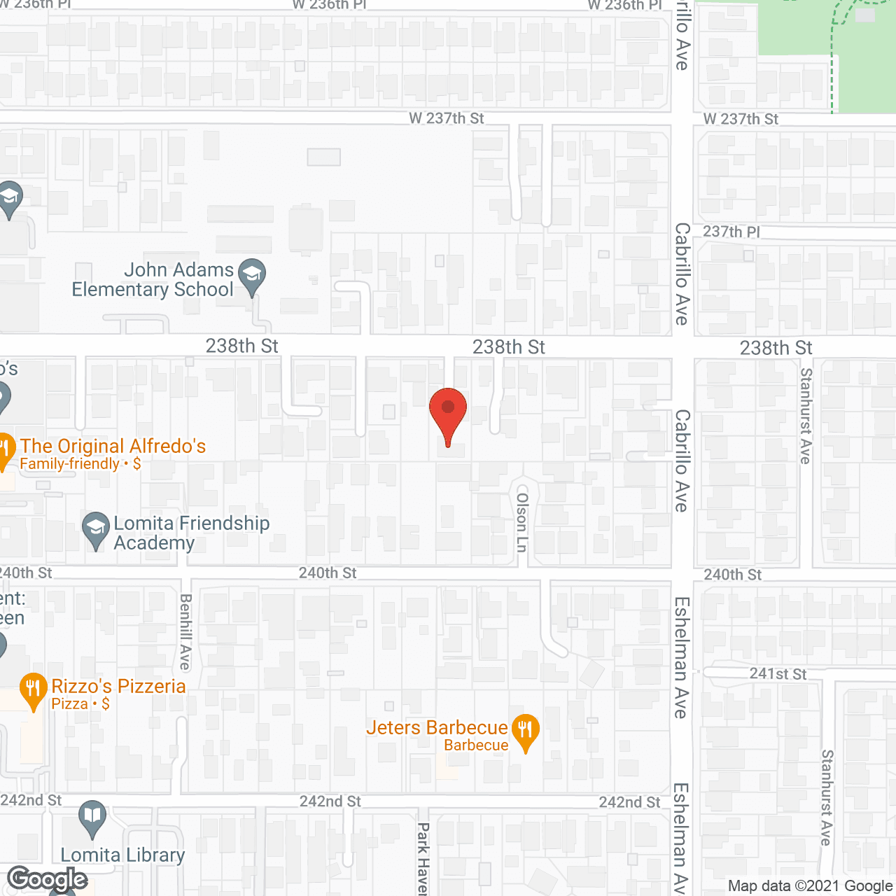 Map of the neighborhood around At Home Elderly Care