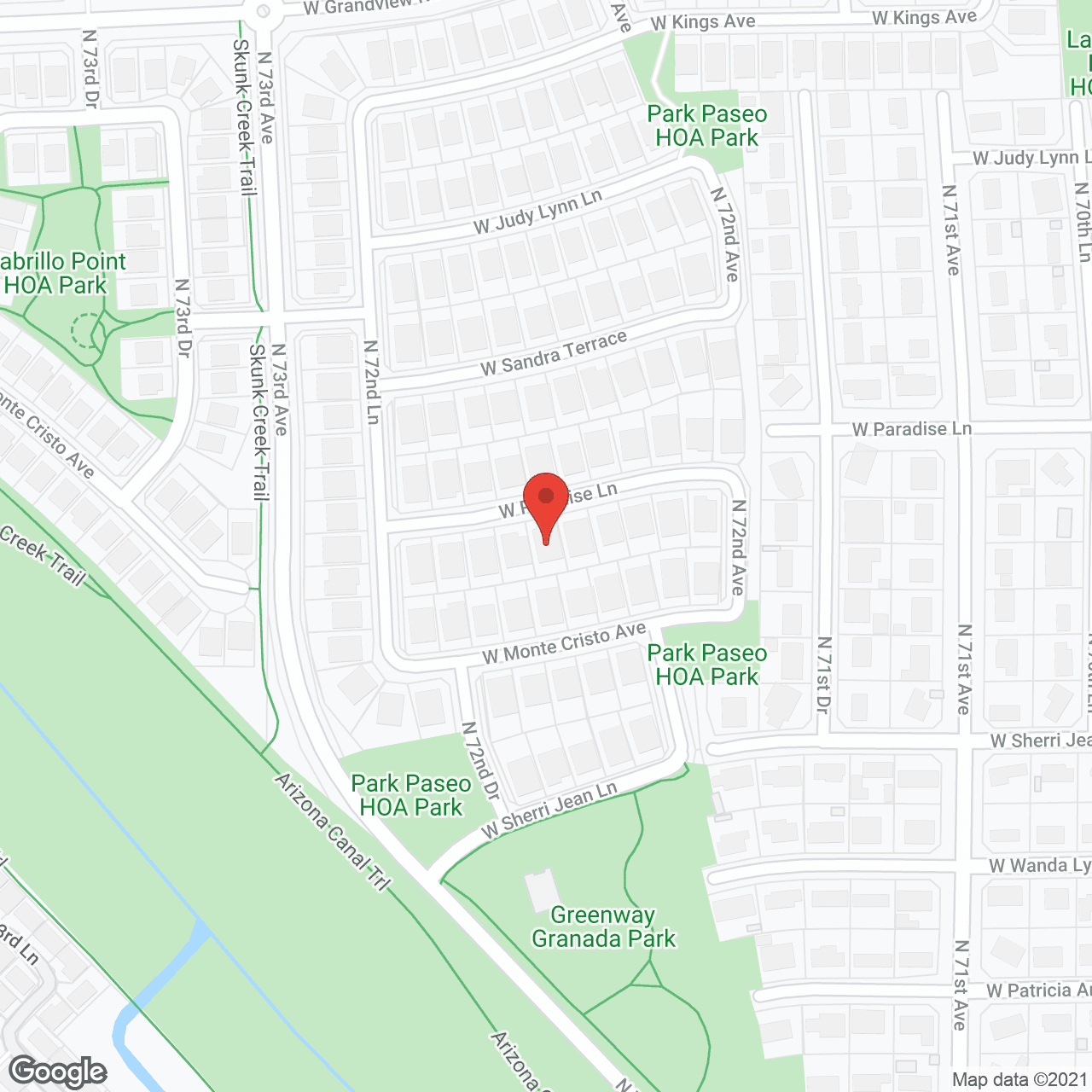 Map of the neighborhood around In Touch Assisted Living