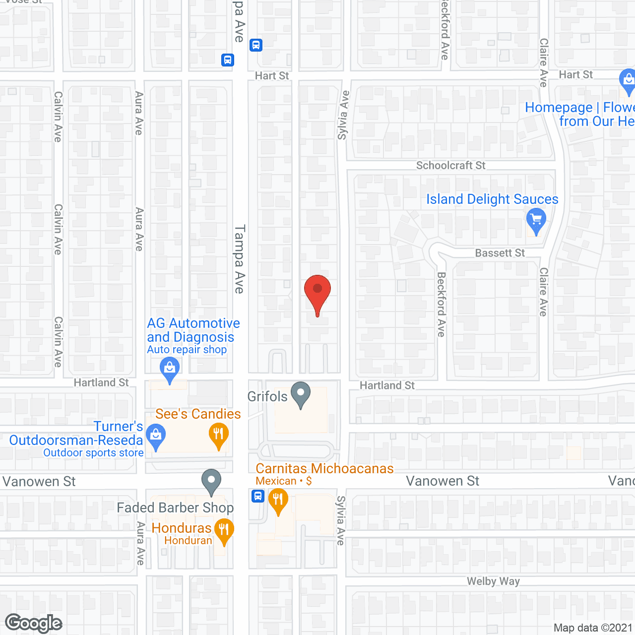 Map of the neighborhood around Care With Love