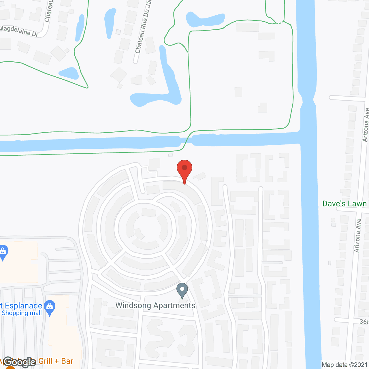 Map of the neighborhood around Inspired Living at Kenner