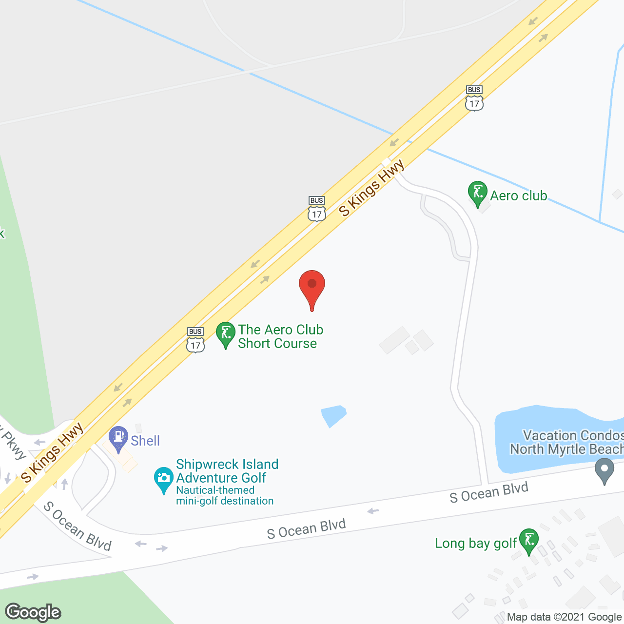 Map of the neighborhood around Legacy Village of Murrells Inlet