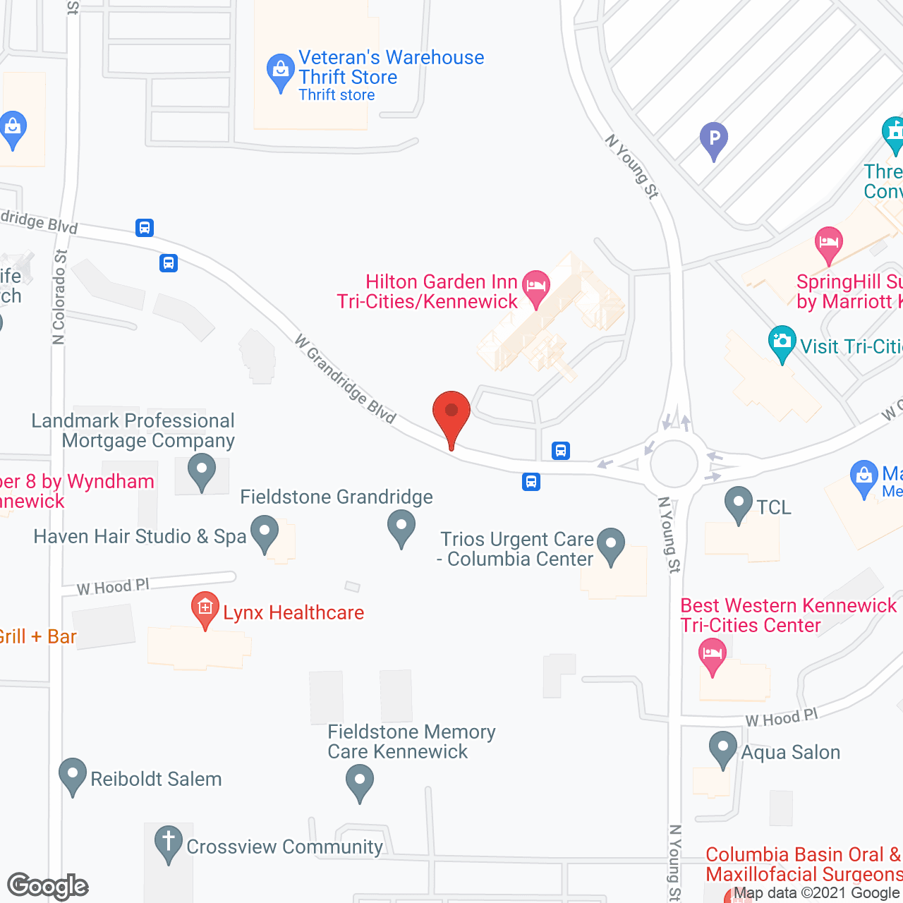 Map of the neighborhood around Ciel Senior Living of Tri-Cities