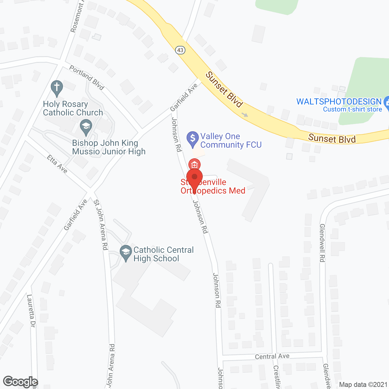 Map of the neighborhood around Heritage Village