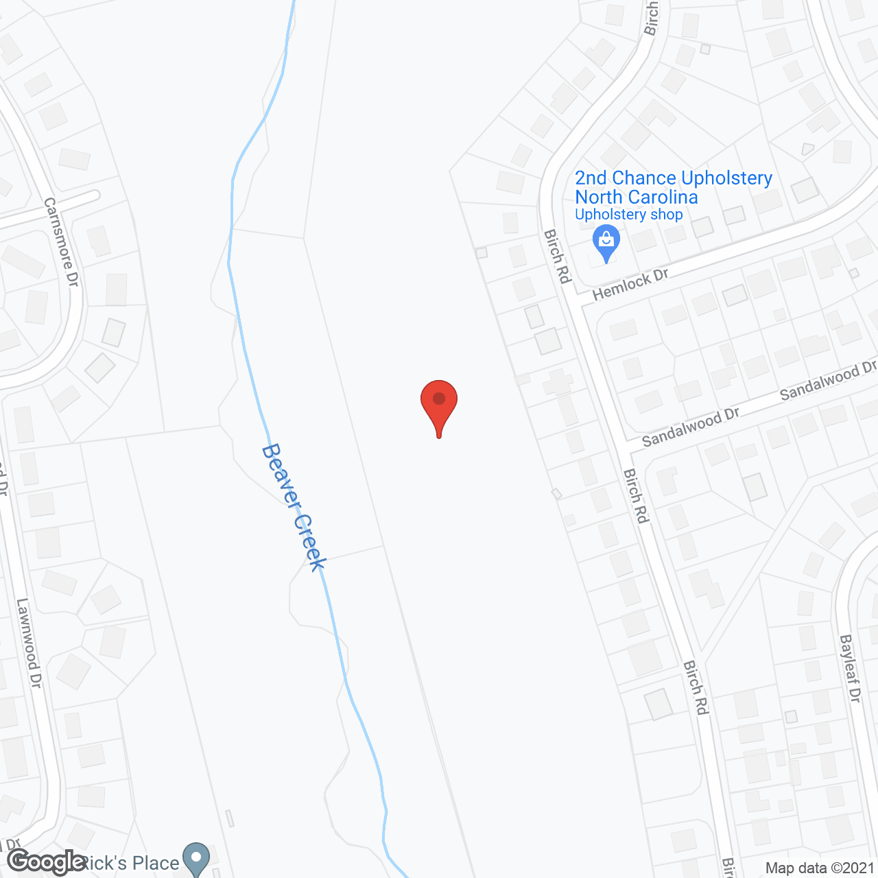 Map of the neighborhood around The Carolina Highlands