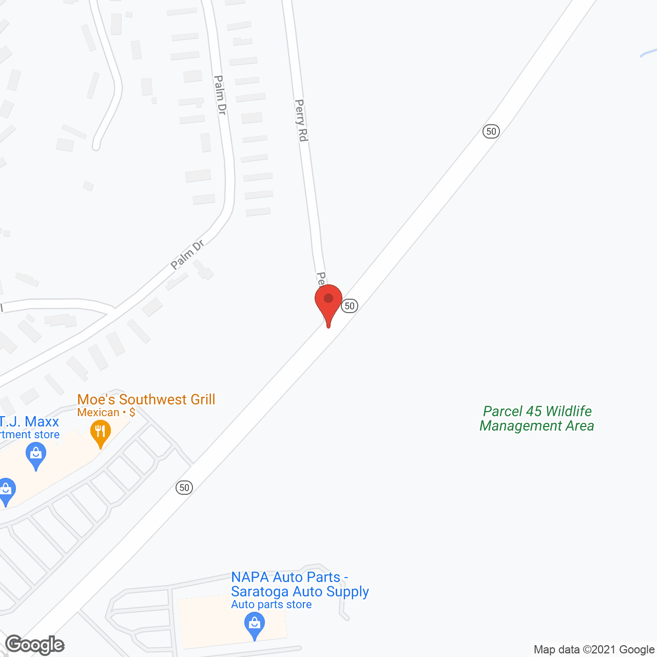 Map of the neighborhood around Summit at Saratoga