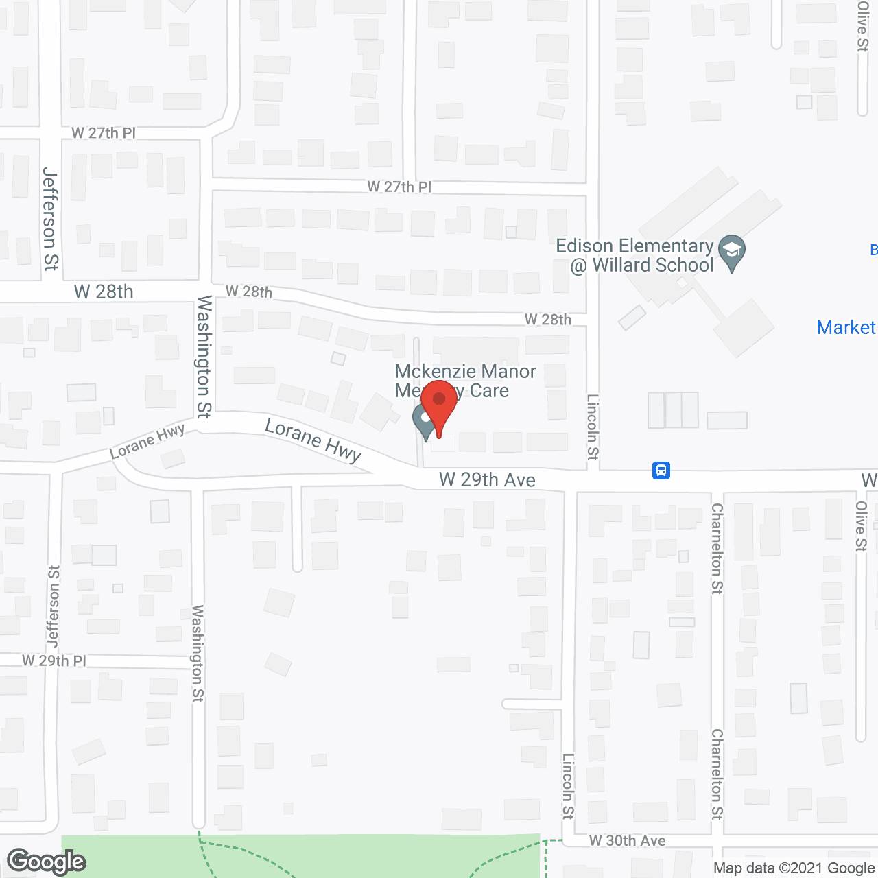 Map of the neighborhood around McKenzie Manor