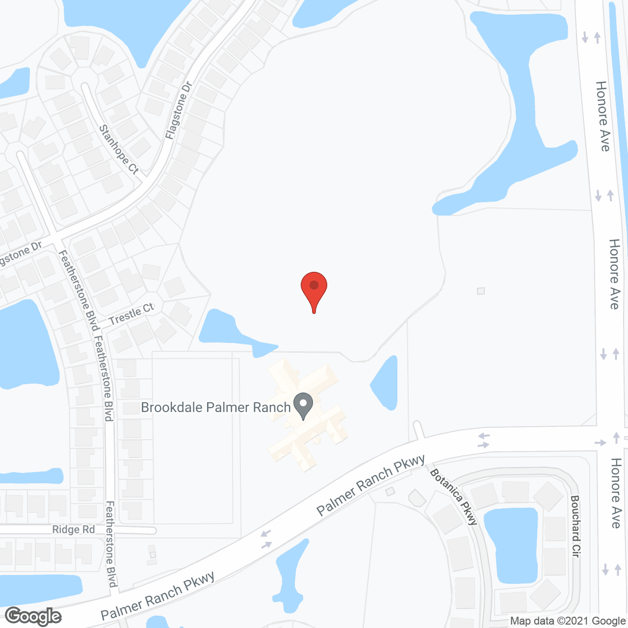Map of the neighborhood around Brookdale Palmer Ranch