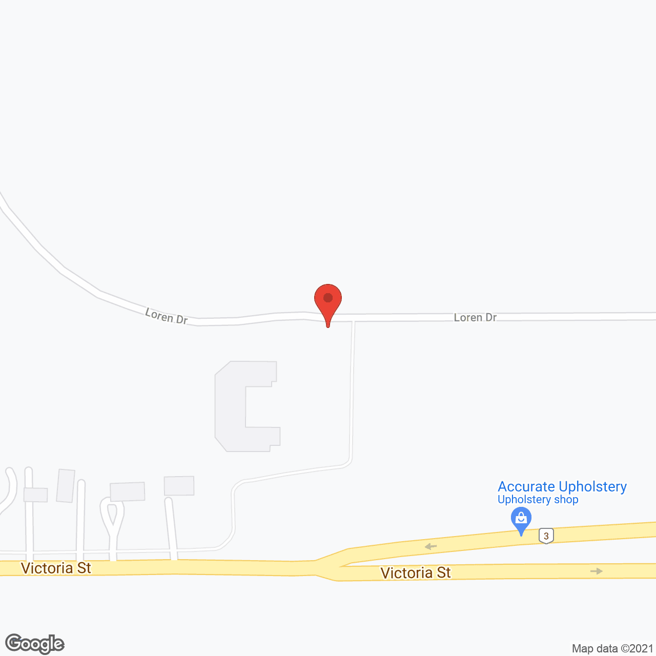 Map of the neighborhood around Homestead South
