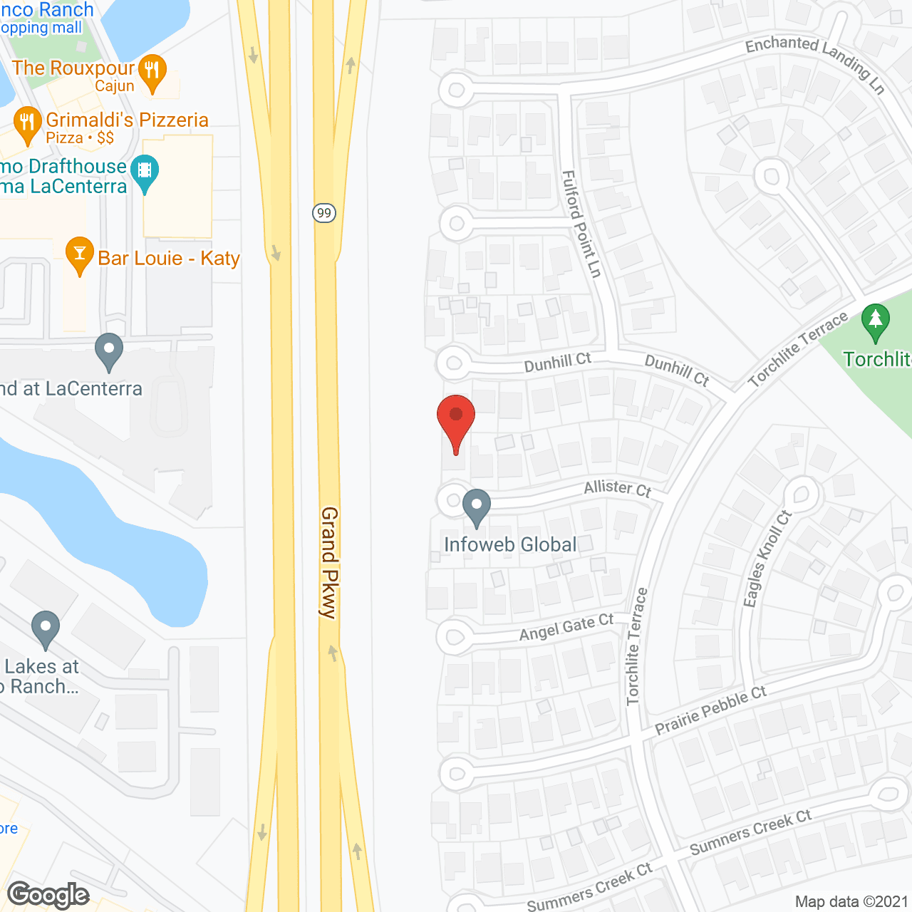 Map of the neighborhood around Bethel Place