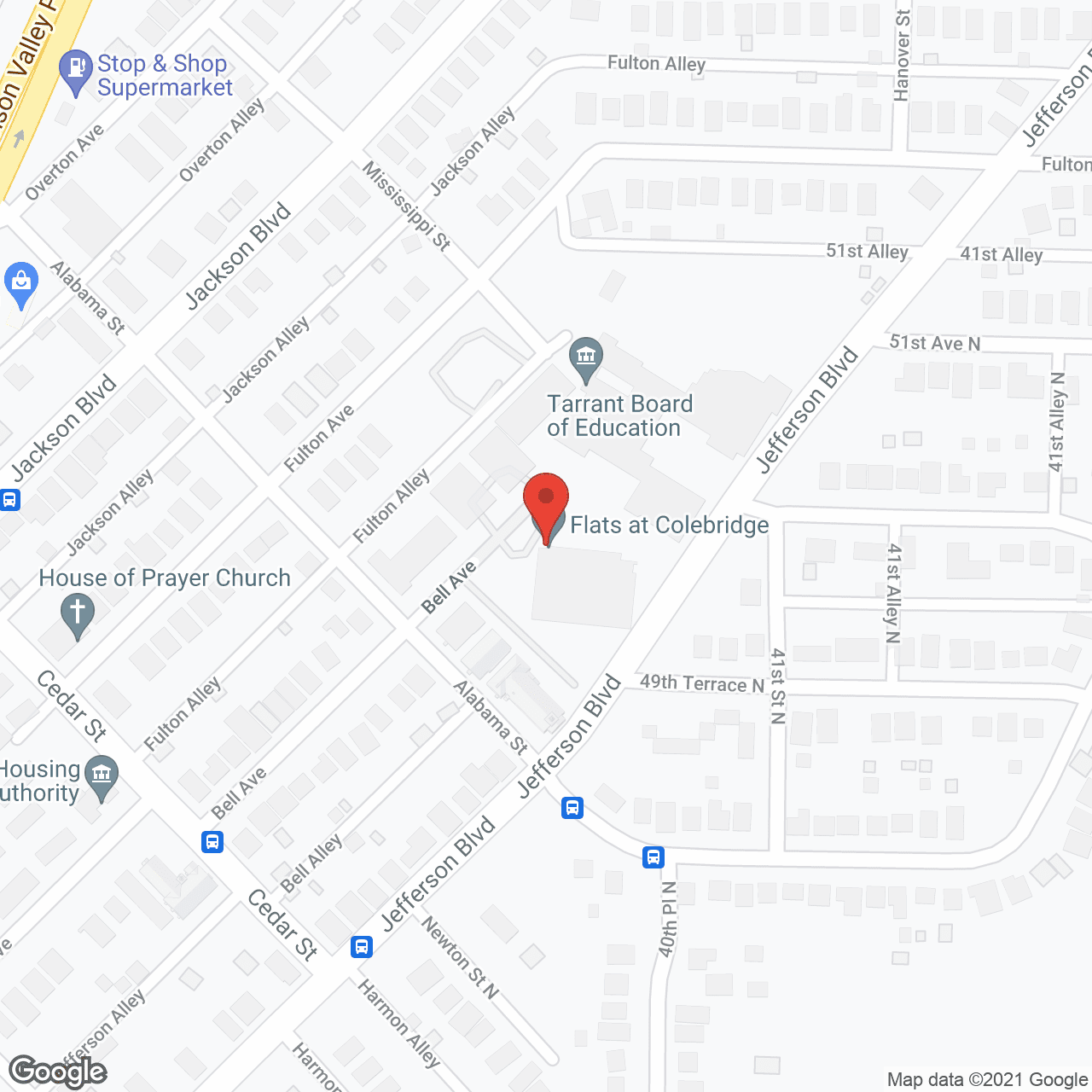 Map of the neighborhood around Flats at Colebridge