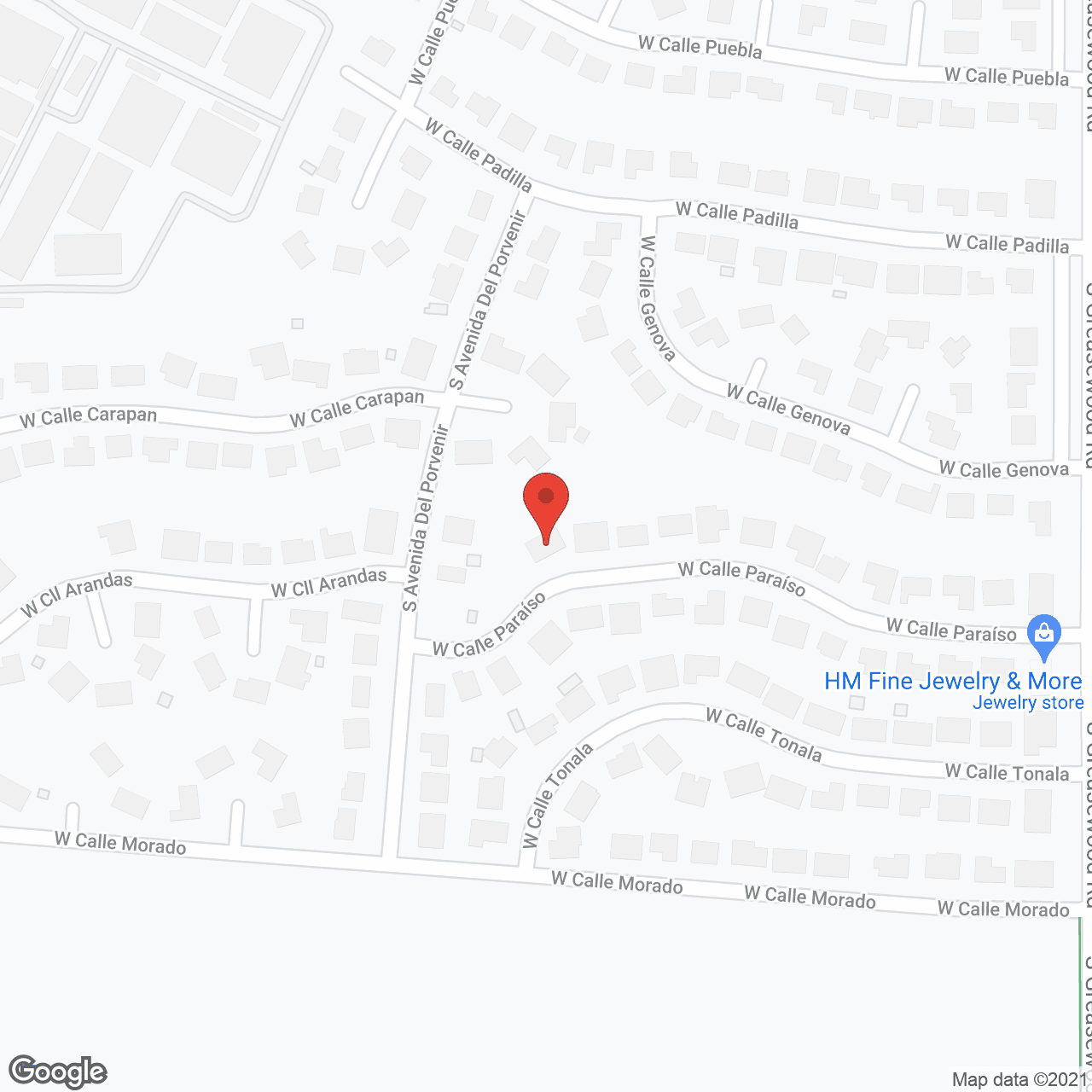 Map of the neighborhood around Independent Living Adult Care