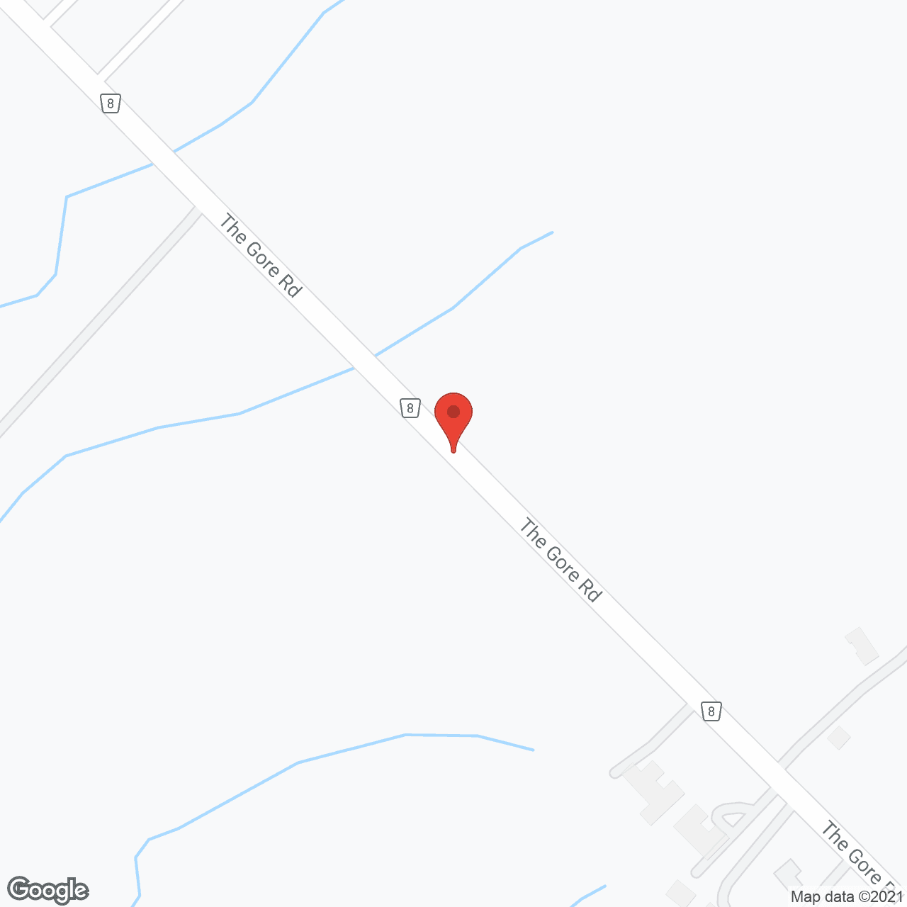 Map of the neighborhood around Serenity on Gore