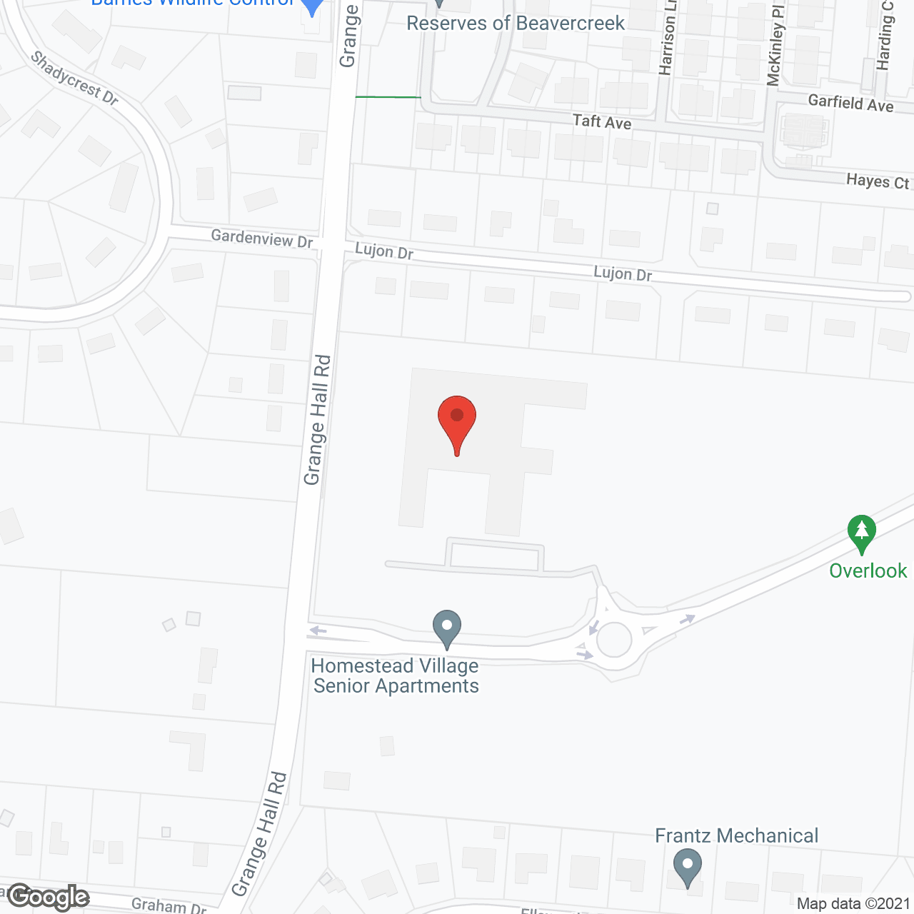 Map of the neighborhood around Pristine Senior Living Of Beavercreek