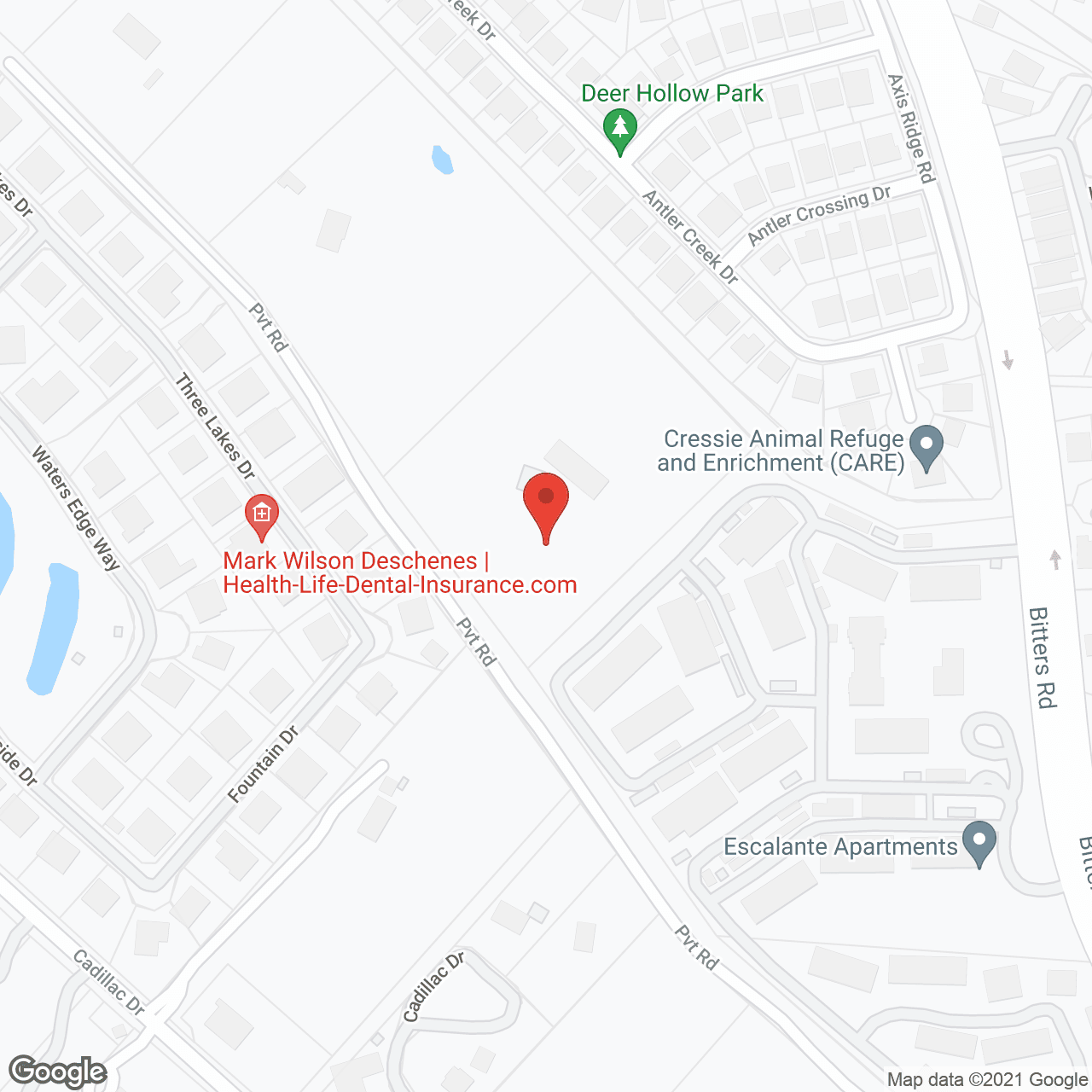 Map of the neighborhood around Heartis San Antonio
