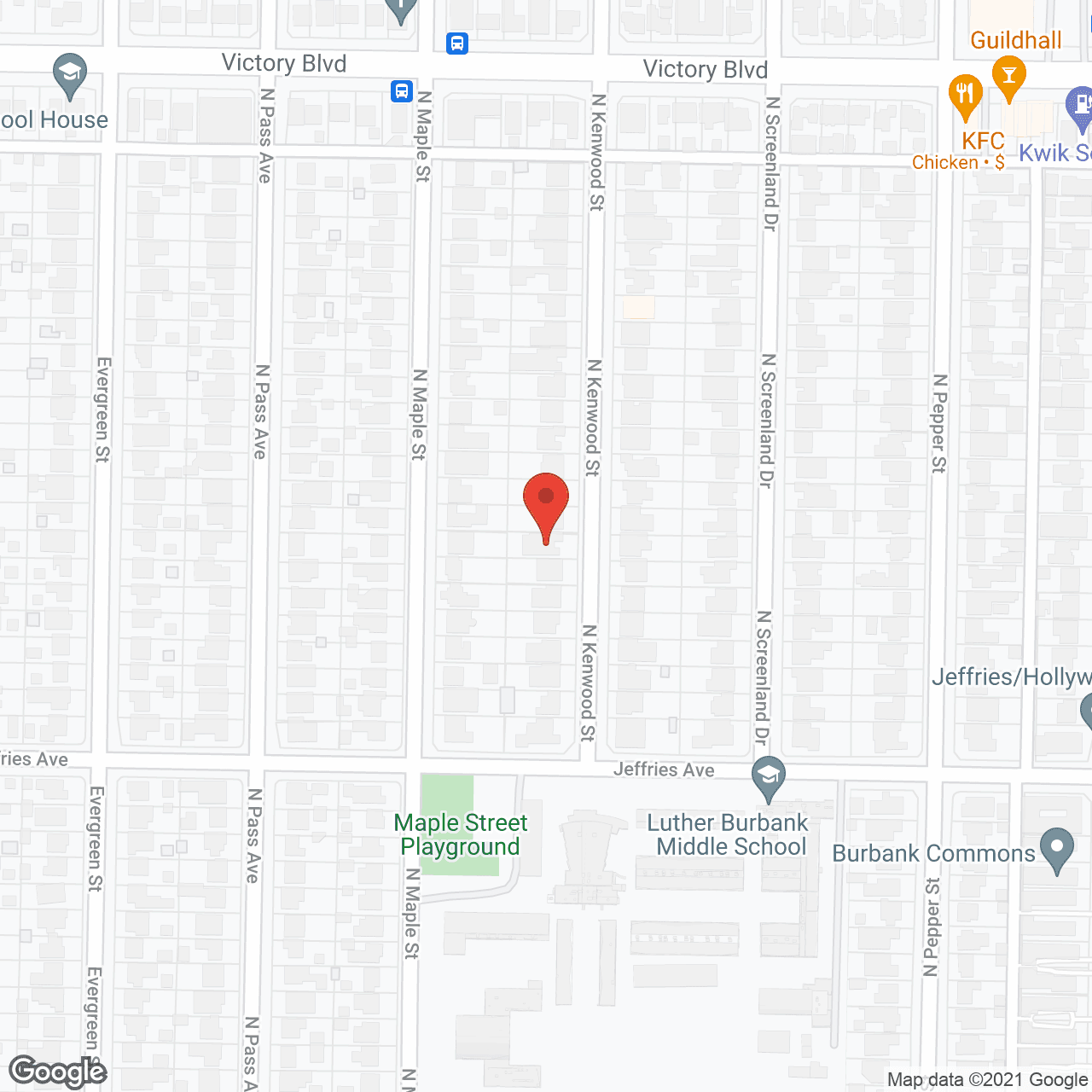 Map of the neighborhood around Seniors' Haven LLC