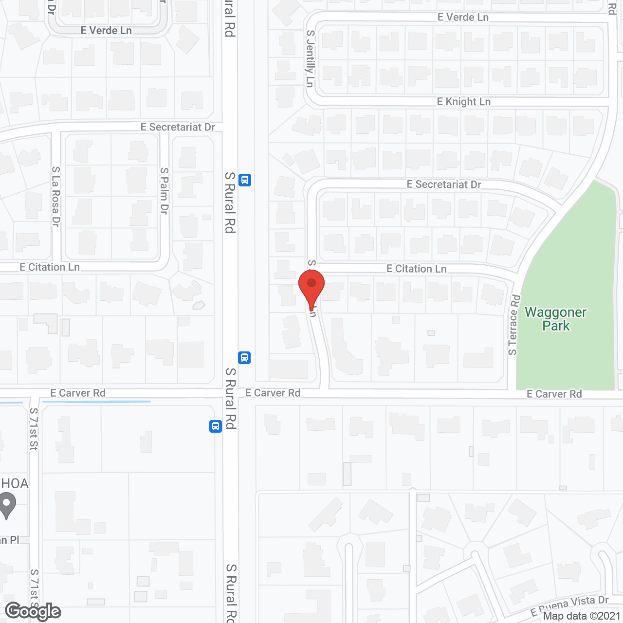Map of the neighborhood around Summerfield at Jentilly