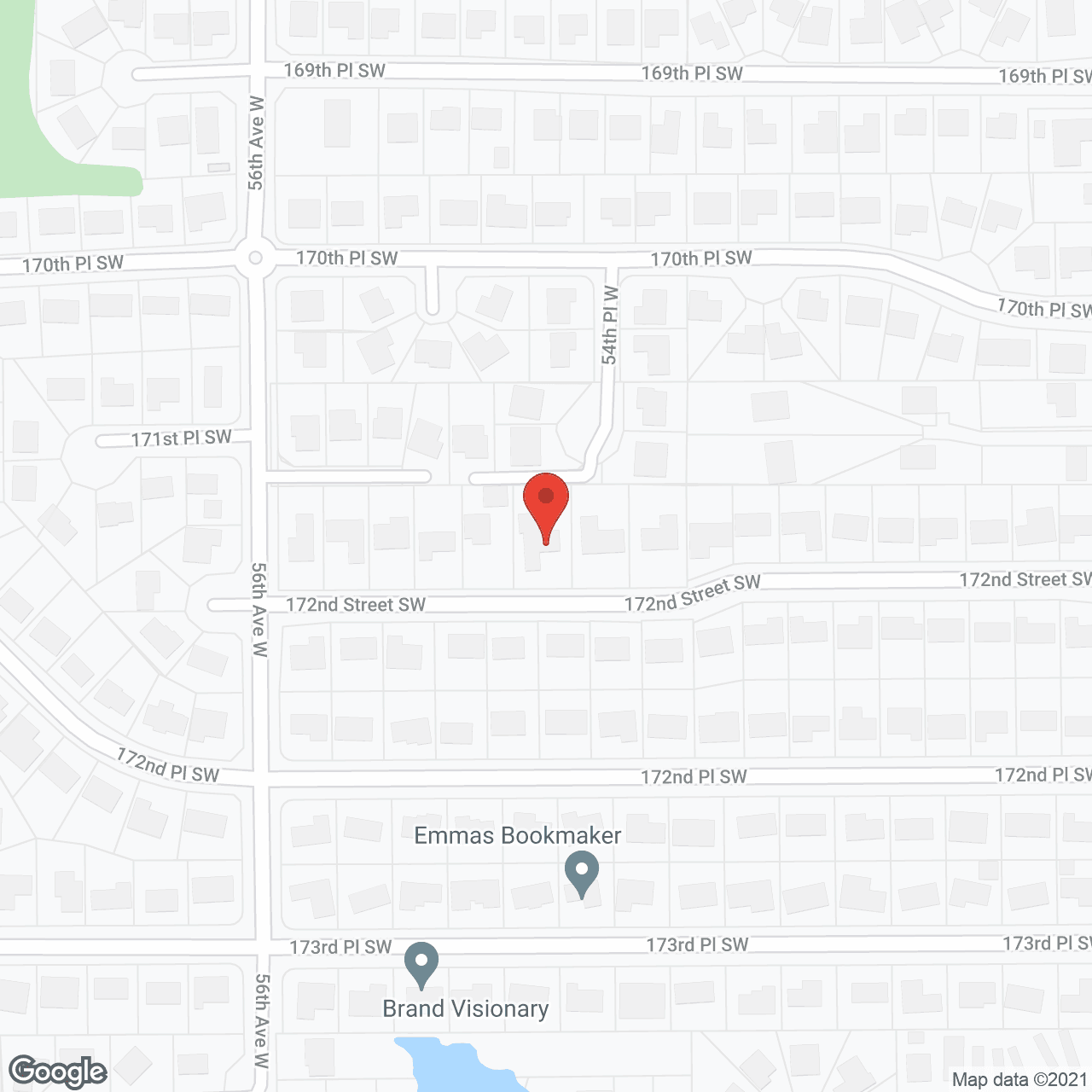 Map of the neighborhood around At Tessa's Adult Care Home