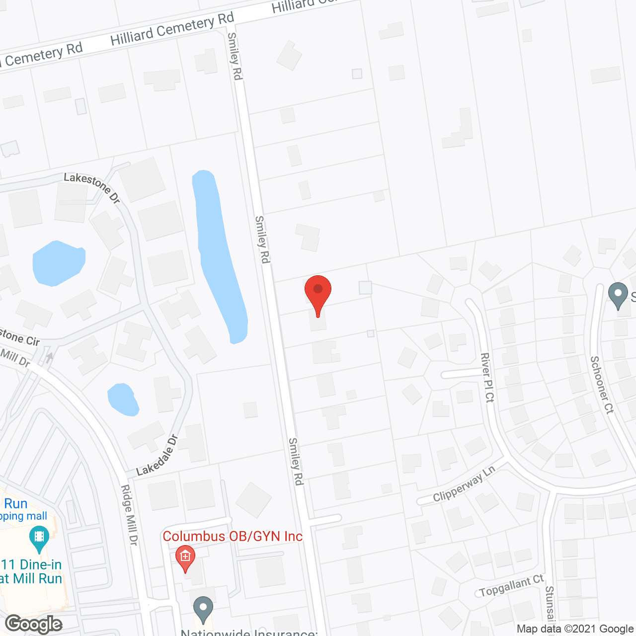 Map of the neighborhood around Jessie Mae Homes Of Norwich