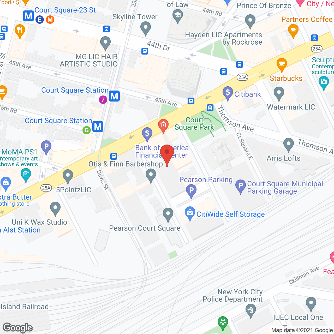Map of the neighborhood around Hospice Of New York LLC