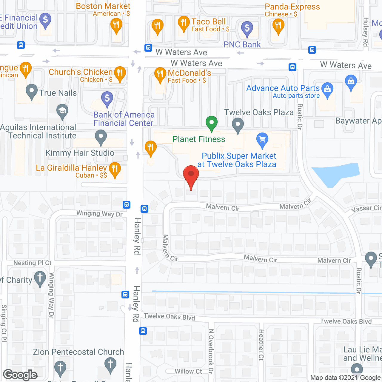 Map of the neighborhood around Renacer ALF, LLC