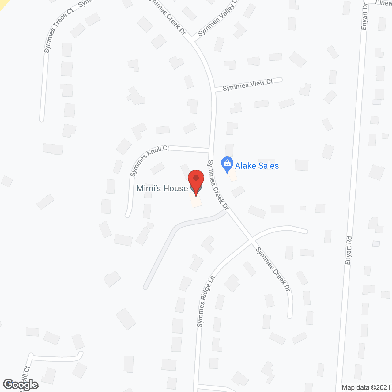 Map of the neighborhood around Our Family Home Symmes Creek