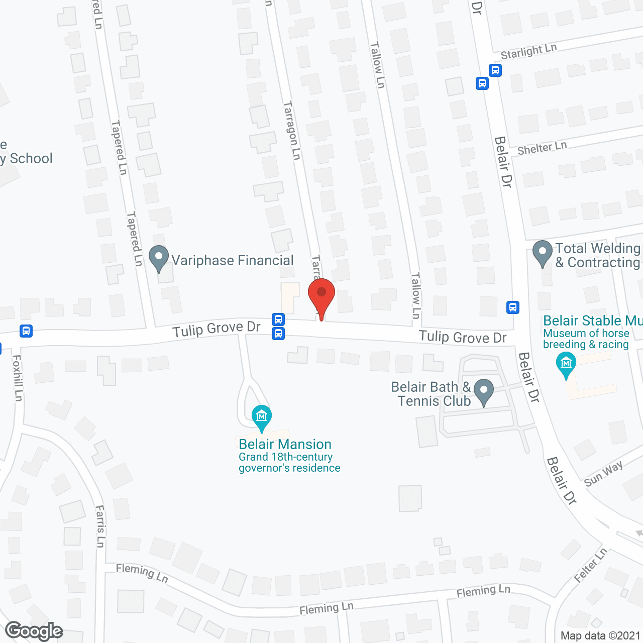Map of the neighborhood around Ameristar Assisted Living