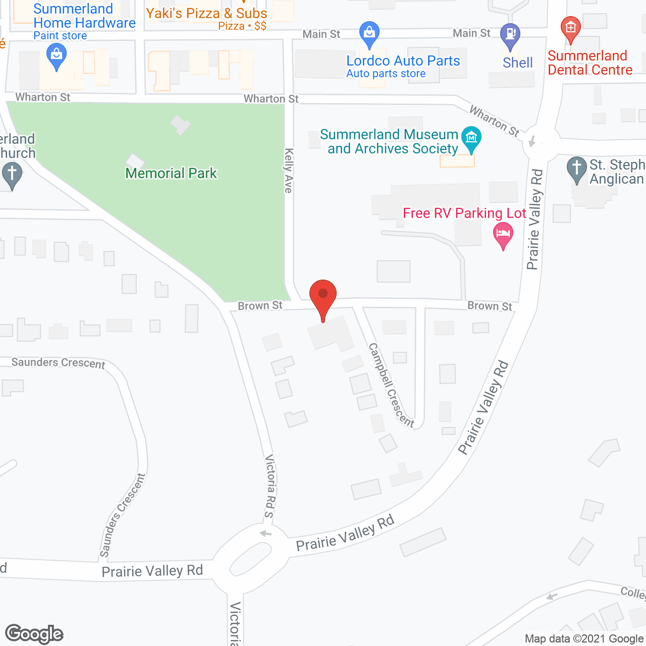 Map of the neighborhood around Redwood Residences