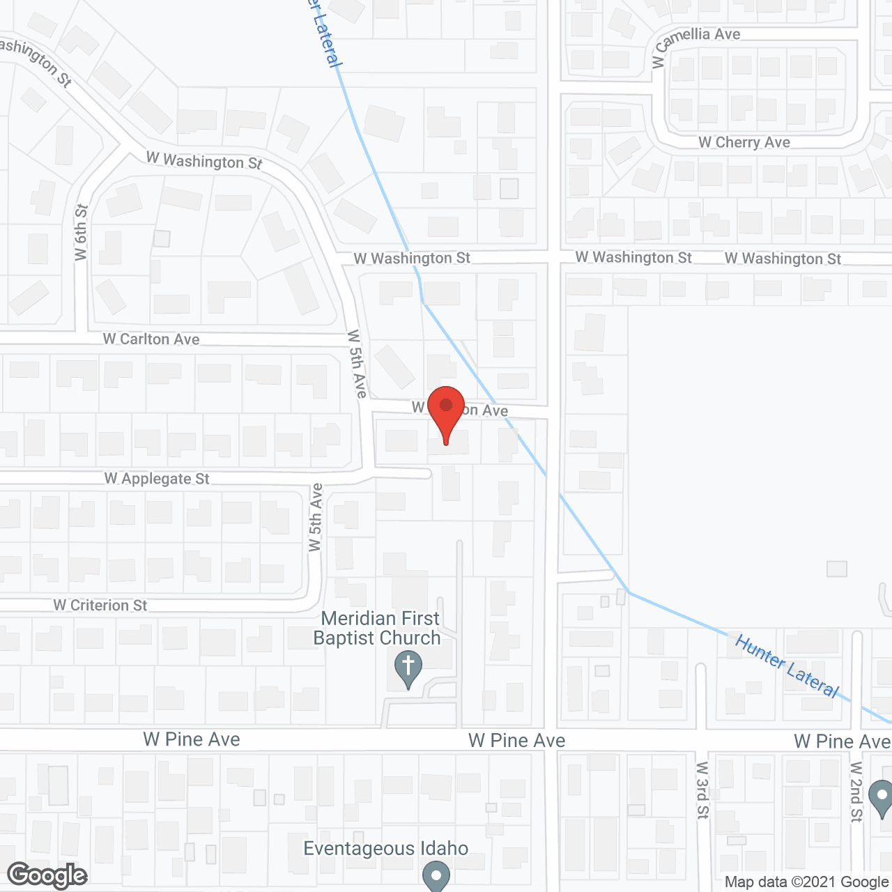Map of the neighborhood around Home Sweet Home