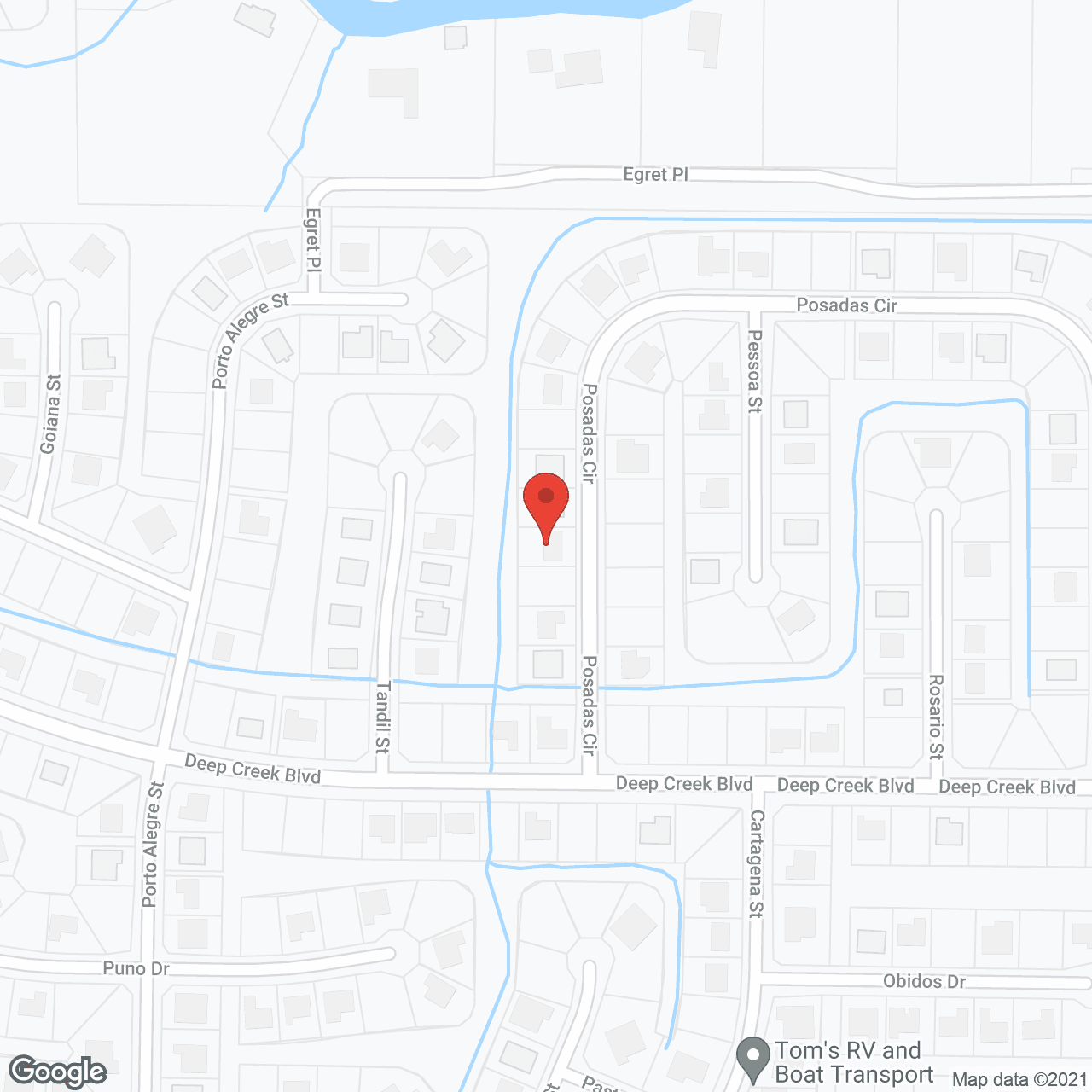 Map of the neighborhood around Pascal Adult Family Care Home